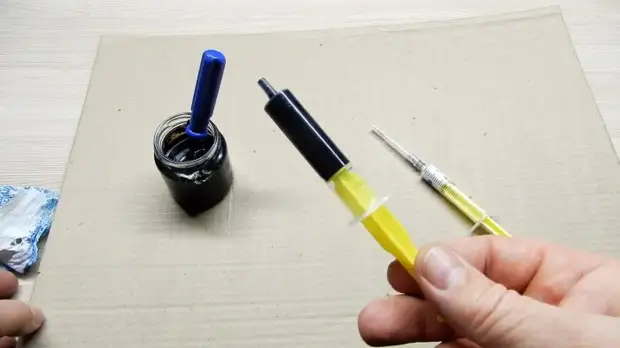 How to make glue - liquid plastic