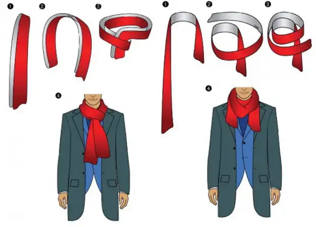 Immagini su richiesta Tie Scarf Maschio