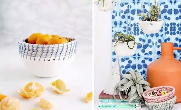 Rudaí cré-chrua-chruataithe stylish: 7 Smaointe DIY