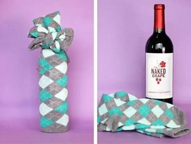 Gift Packaging Bottle Wine Sock.