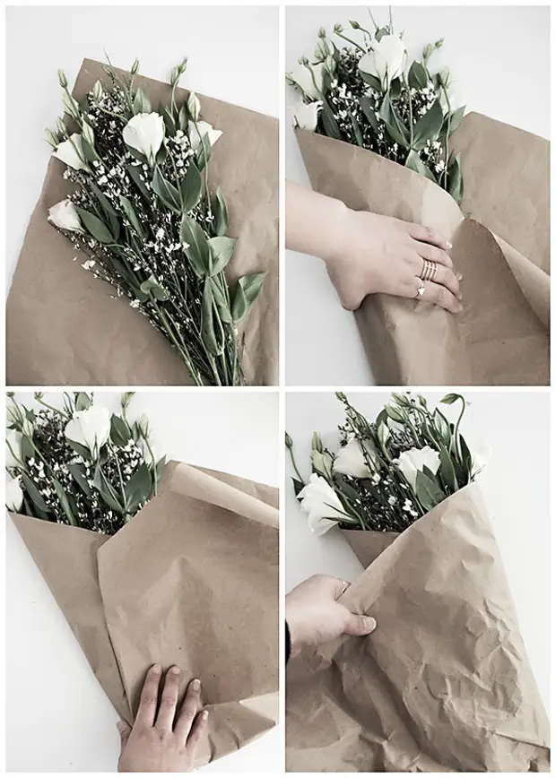 Букет без бумаги. Упаковка цветов в бумагу. Упаковка цветов в крафтовую бумагу. Крафт упаковка для цветов. Крафтовая бумага для упаковки цветов.