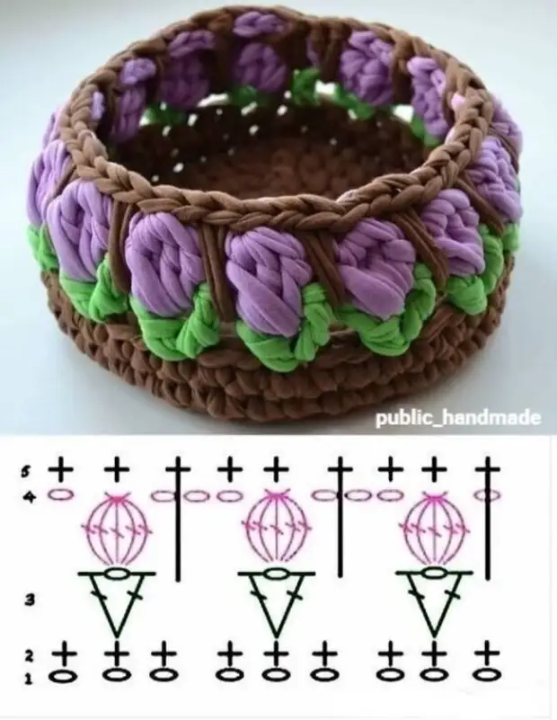 Baskets Crochet