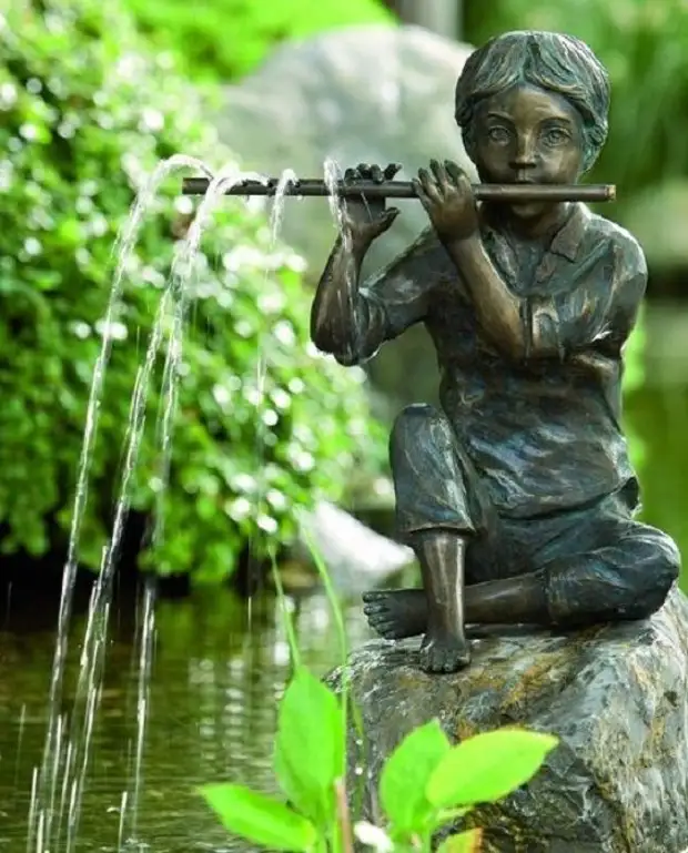 Nuostabūs sodo fontanai