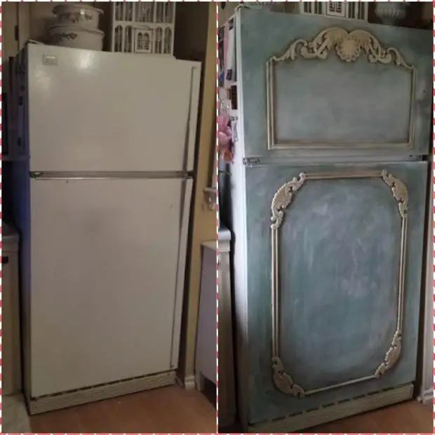 15 mga paraan upang i-update ang lumang refrigerator