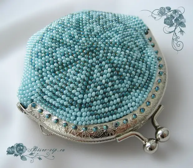 Handbag-Coiner "Turquoise Flower"