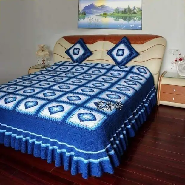 Camera da letto a maglia accogliente