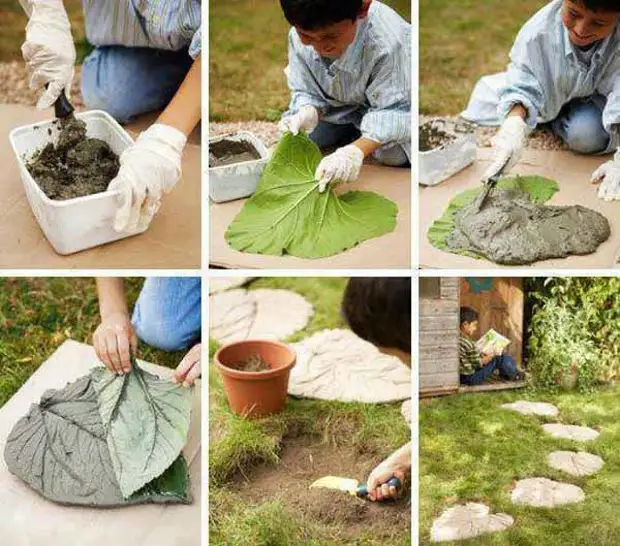 Mooie ideeën voor de tuin, die gemakkelijk te organiseren met hun eigen handen, doen het zelf