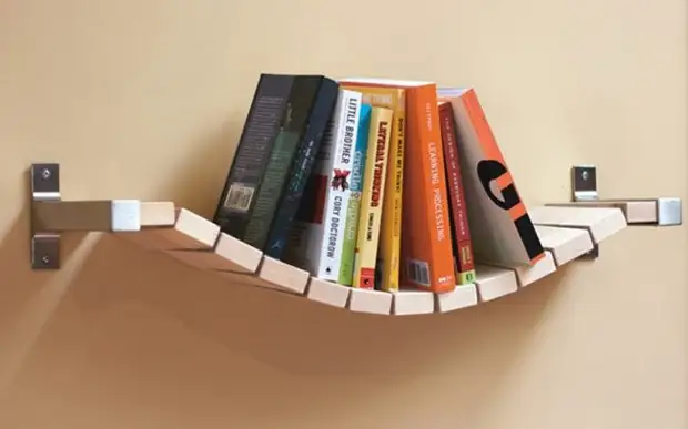 Very steep geometric shelves that are made at once or two