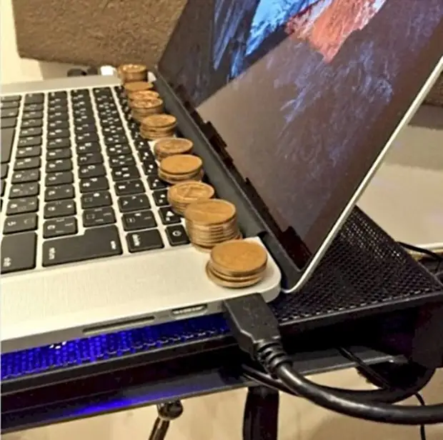 Na laptop je razgradil kovance. Rezultat je presegel vsa pričakovanja!