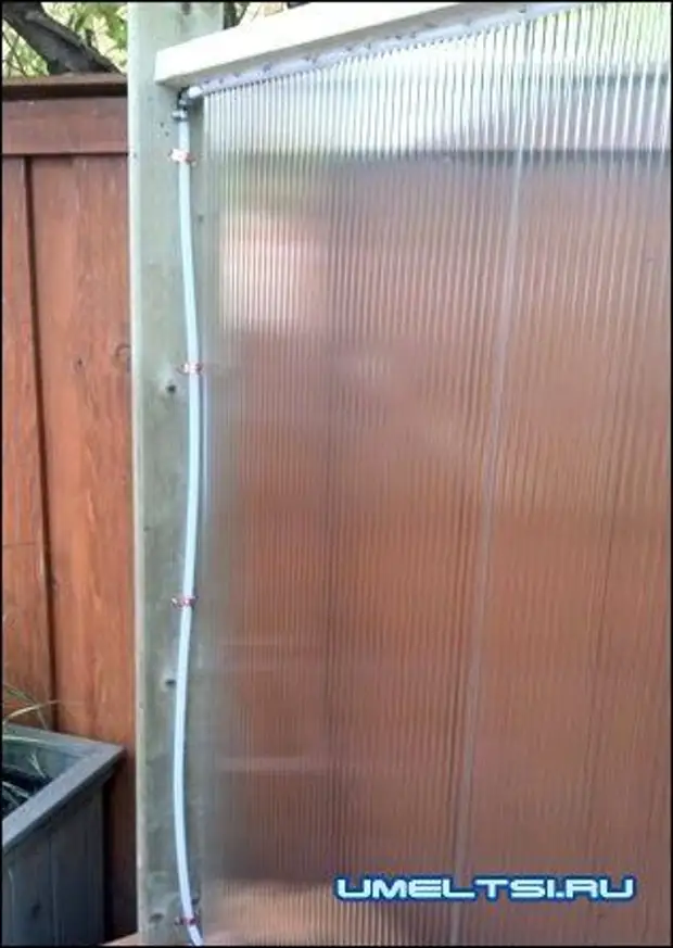 Cascata della superficie di vetro
