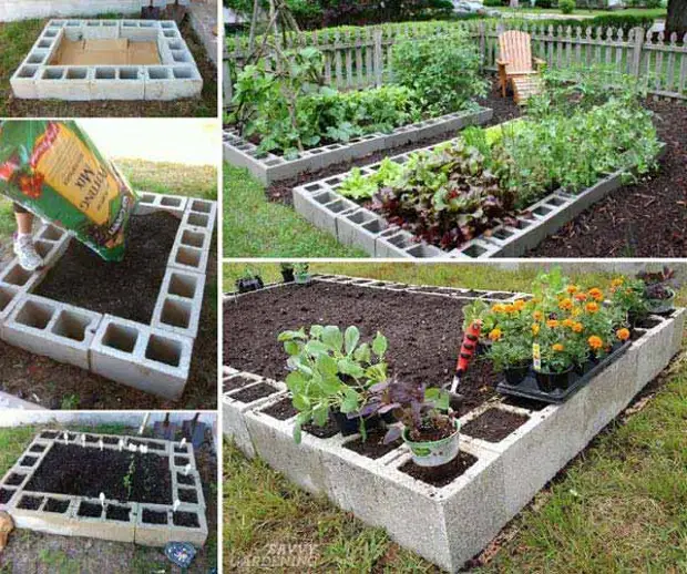 Simple and cheap ideas for arranging garden plot