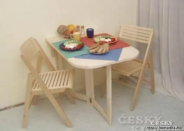 Katlanır masa, küçük mutfaklar için kendiniz yapın (18) (630x450, 87kb)