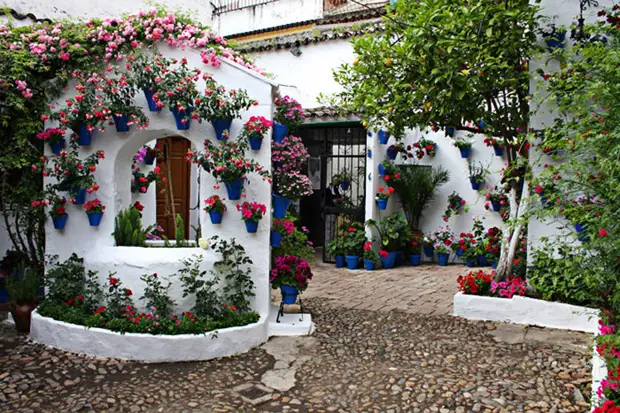 Flower Courtyards Spain.