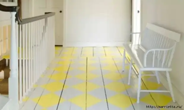 Hand painted wooden floor. Ideas (23) (611x368, 87kb)