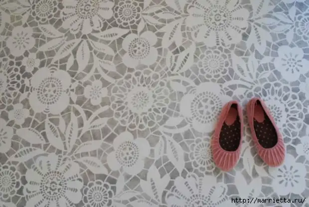 Hand painted wooden floor. Ideas (33) (500x335, 99KB)