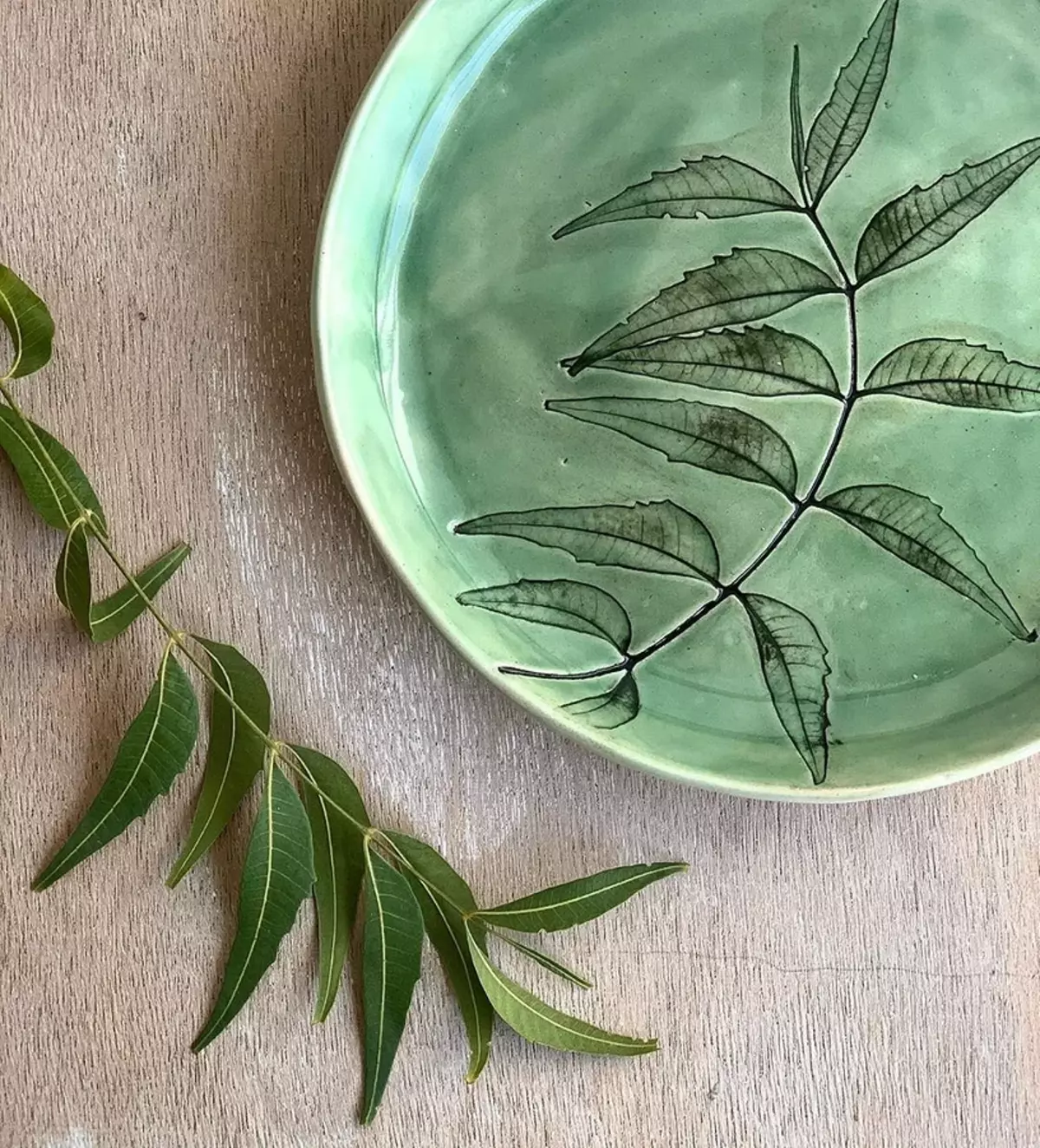Keramik med mønstre skabt af natur: Needlework Instagram Week