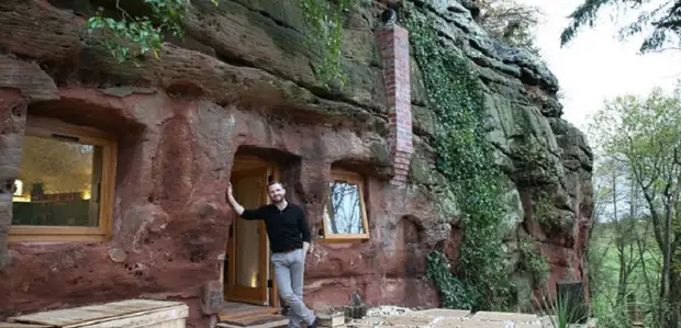 Si për të ndërtuar një shtëpi të bukur në një shpellë
