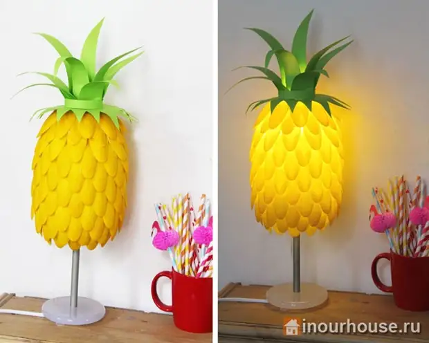 Schaduw Doe het zelf: "Pineapple" -lamp