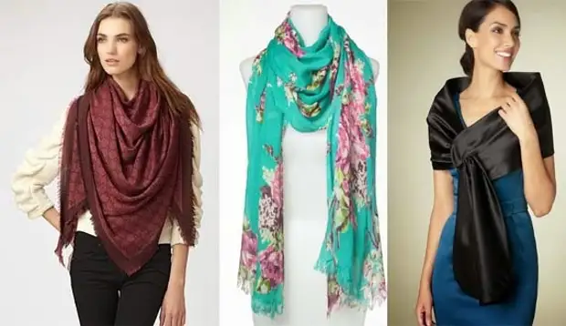 How to tie a scarf or handkerchief? Many options!