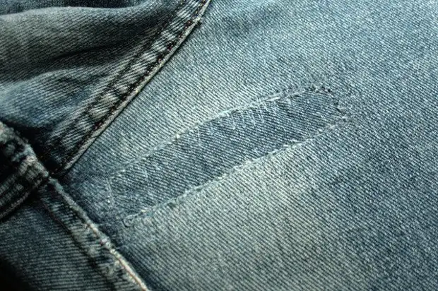 Moaie patch op jeans