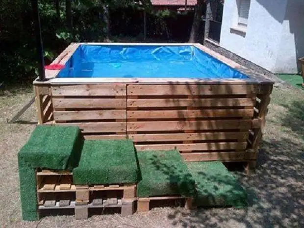 Ohun ọṣọ lati pallets