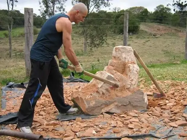 Sculpture en pierre le faites vous-même