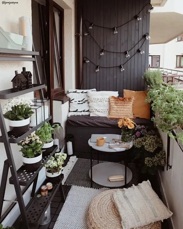 Ние го претвораме балконот во просторијата за одмор: 29 свежи идеи
