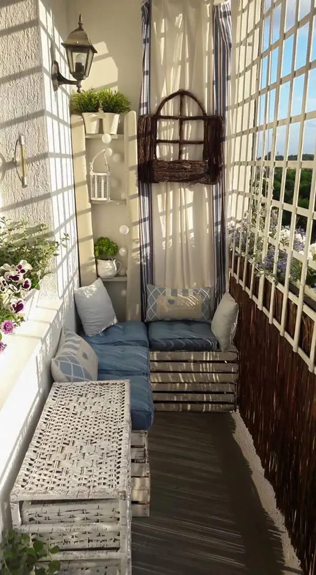 Балконду бейкуттук бөлмөсүнө бурабыз: 29 жаңы идеялар