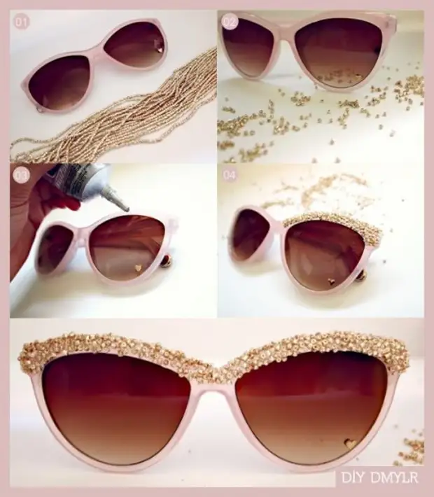 Hur man dekorerar solglasögon