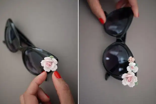 چگونه عینک آفتابی را تزئین کنیم