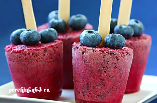 Blueberry ice cream