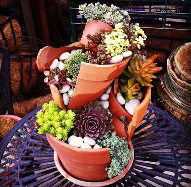 Decor of Flower Pots Fai da te