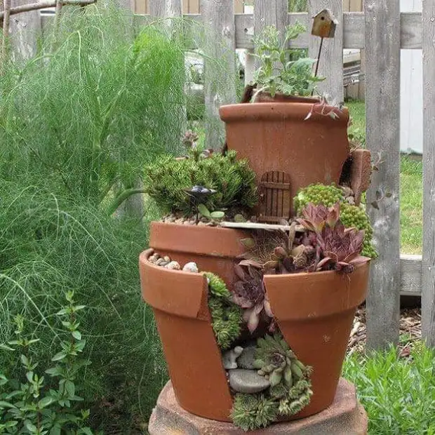 植木鉢の装飾それを自分でやりなさい