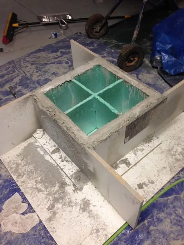 Comment transformer le béton dans une superbe table basse