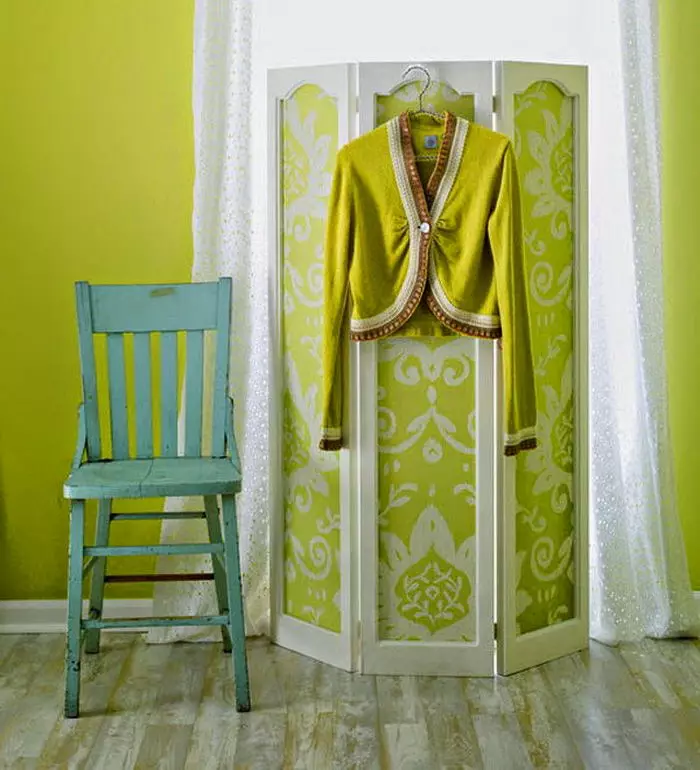 Өнгөтэй унтлагын өрөө: Цэнхэр, цайвар саарал, цагаан, цагаан, салат. Унтлагын өрөө.