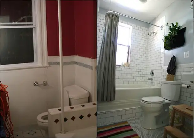 İnanılmaz banyo dönüşümü: Önce ve sonra