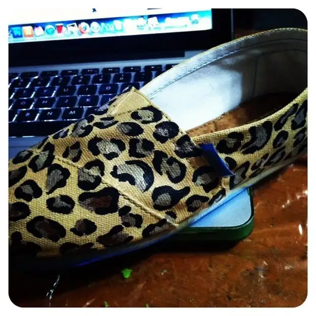 9. Cetak Leopard Cetak Medy, nganyari, metode, dekorasi