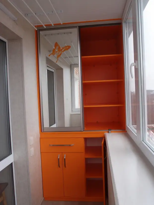 Balcony storage cabinets and storage systems