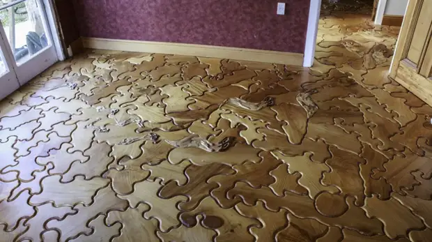 Paul for fans of puzzles. Interior design, floors