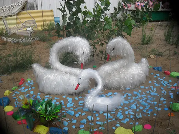 Swan аз филм ва шишаҳо