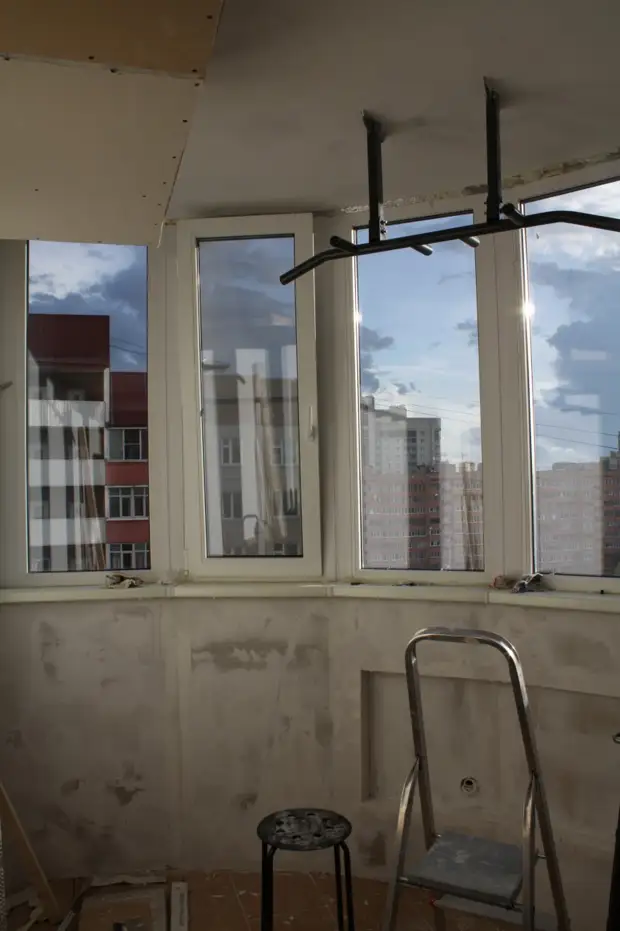 Maak van die balkon kamer herstel balkon, isolasie balkon