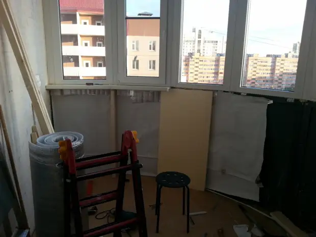 Balkon xonalarini ta'mirlash Balkonni, izolyatsiya balkonidan yasash