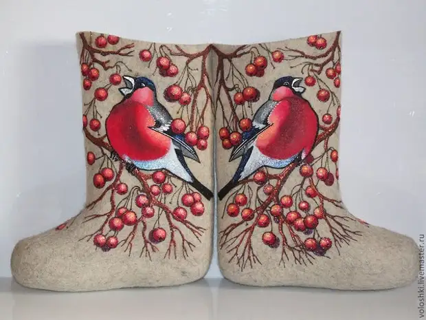 Pintura sobre botas: clase mestra