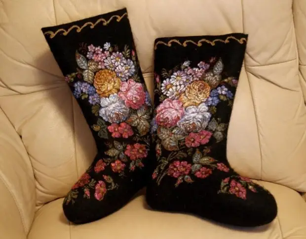 Peinture sur bottes: classe de maître