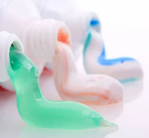 Unusual use of toothpaste