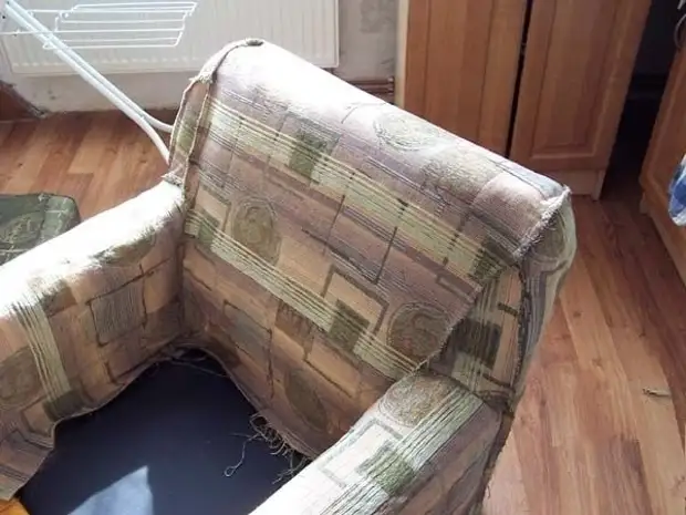 Yuav hloov kho lub rooj zaum qub li cas. Hloov upholstery rau koj tus kheej (16) (600x450, 134kb)