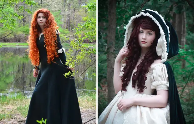 18-year-old girl sews fantastic dresses to which place in fabulous cartoons
