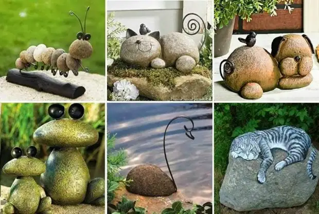 Φανταστικές ιδέες διακόσμησης κήπων Φυσικές πέτρες