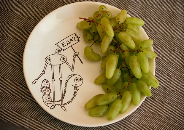 How do it yourself decorate simple dinner plates