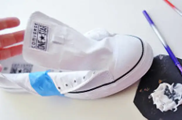 Sneakers Glitter DIY - 2